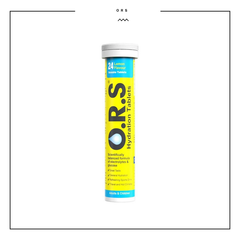 O.R.S Hydration Tablets Lemon 24 Tablets