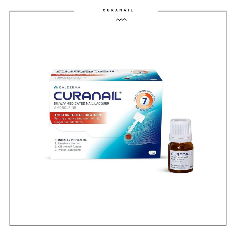 Curanail 5% Anti-Fungal Nail Treatment Amorolfine 3ml