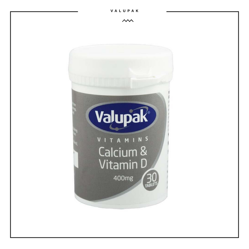 Valupak Calcium & Vitamin D 30tabs