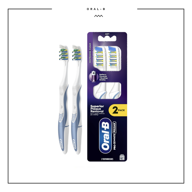ORAL-B PRO-3DWHITE Pulsar Battery-Powered Toothbrush