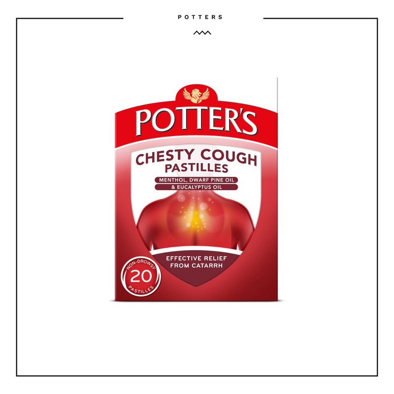 Potter's Chesty Cough Non-Drowsy 20 Pastilles
