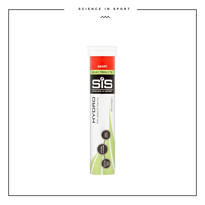 Science In Sport SiS GO Hydro Hydration Tablets Berry 20 x 4.3g