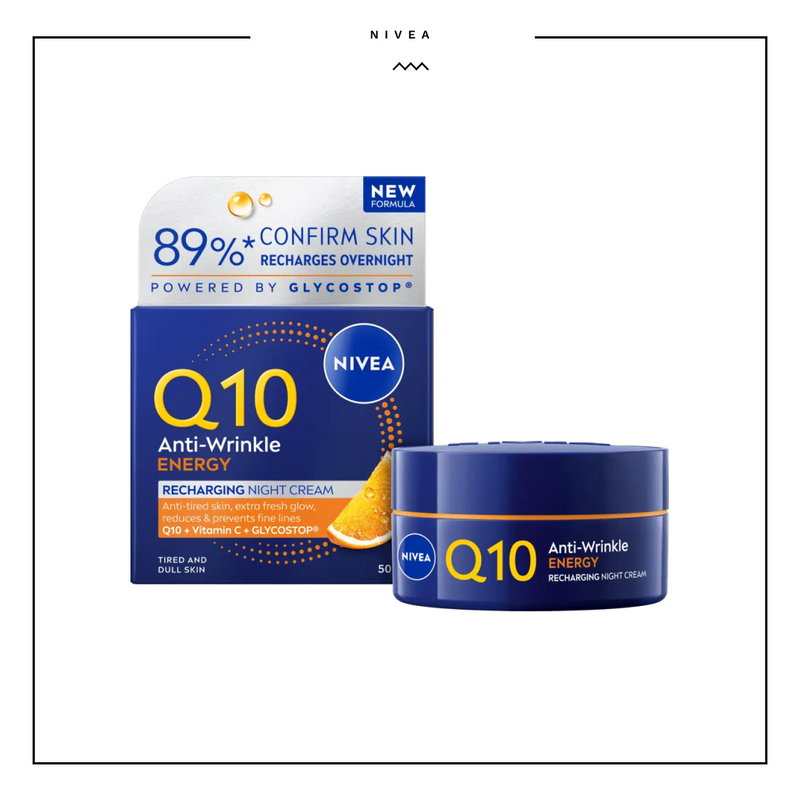 Nivea Q10 Anti-Wrinkle 60+ Extra Nourish Deep Restoring Night Cream 50ml