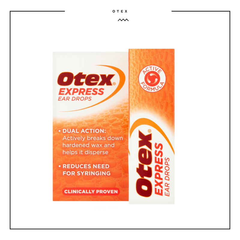 Otex express ear drops 10ml removal ear wax