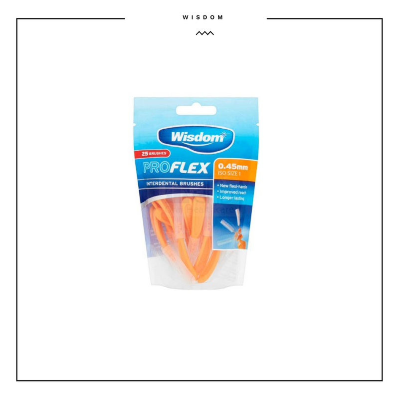 Wisdom Proflex Interdental Brushes 25 pack