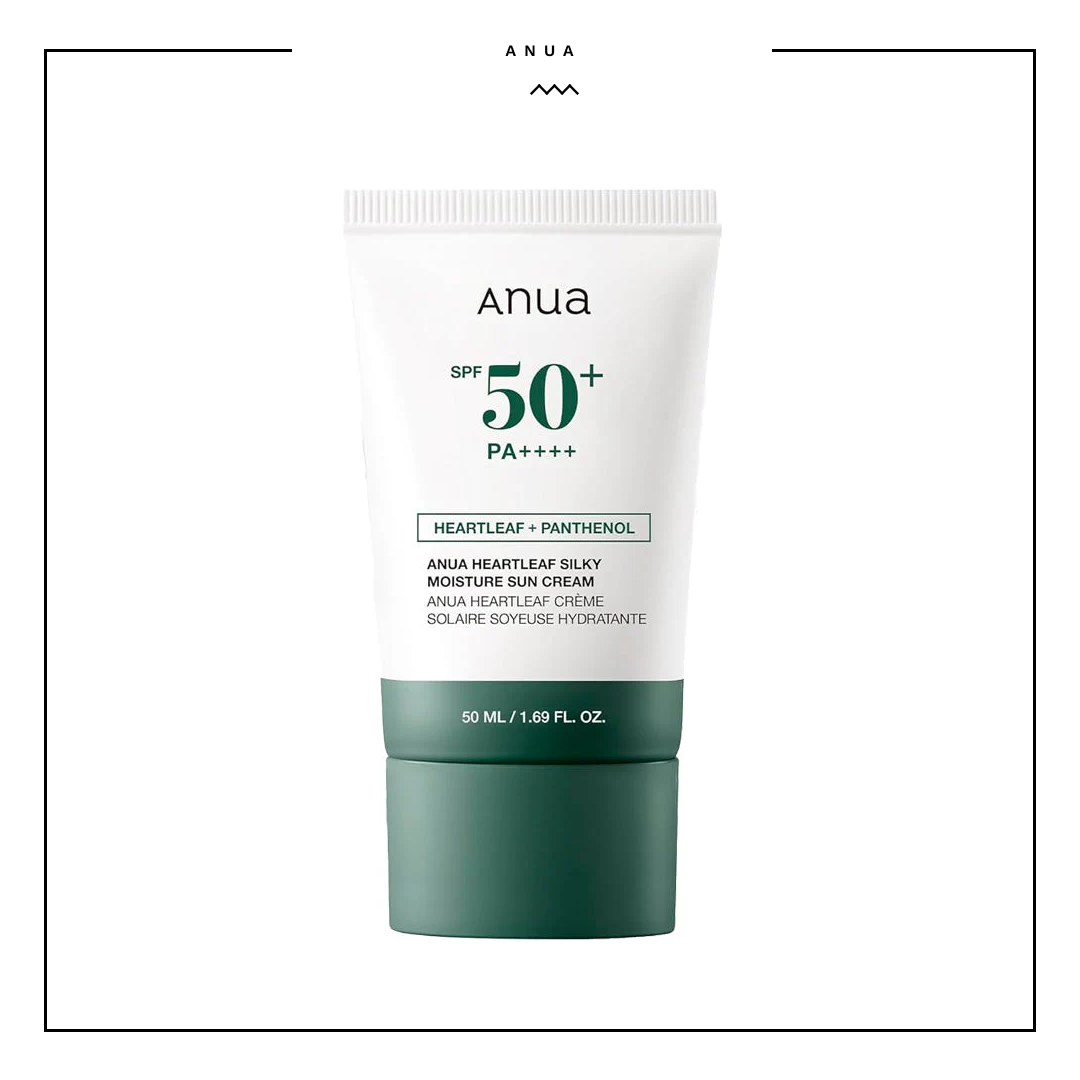 Anua Heartleaf Silky Moisture Sun Cream SPF 50+ PA++++ 50 ml