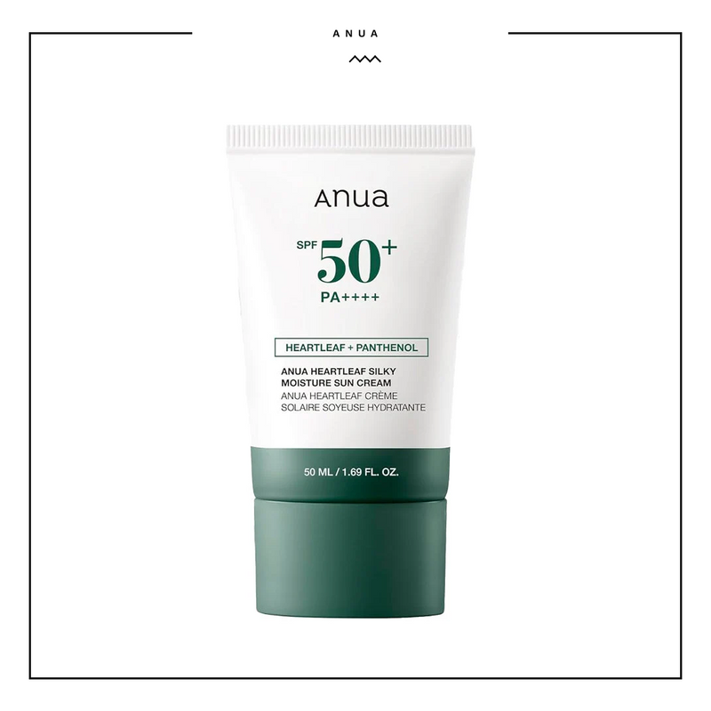 Anua Heartleaf Silky Moisture Sun Cream SPF 50+ PA++++ 50 ml