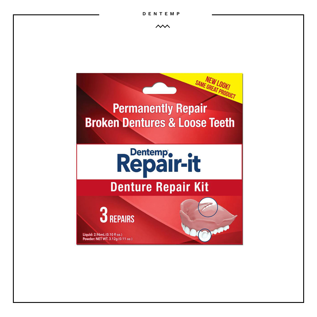 Dentemp Repair-it Denture Repair Kit 3repairs