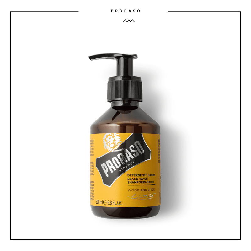 PRORASO Wood And Spice Beard Wash