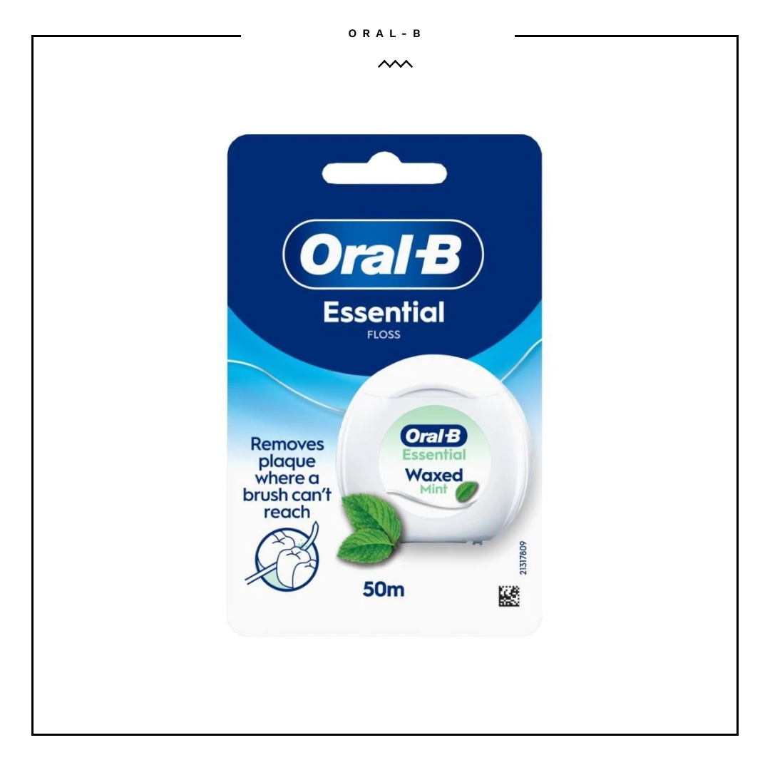 Oral-B Essential Floss Mint Waxed 50m