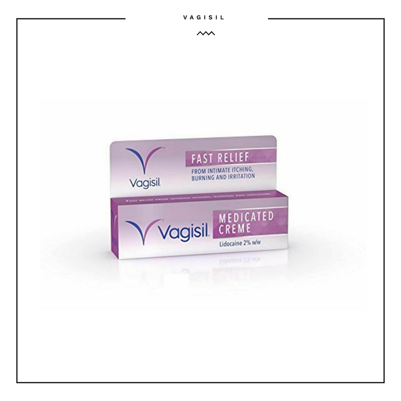 Vagisil Medicated Cream Fast Relief From Feminine Itching 30g
