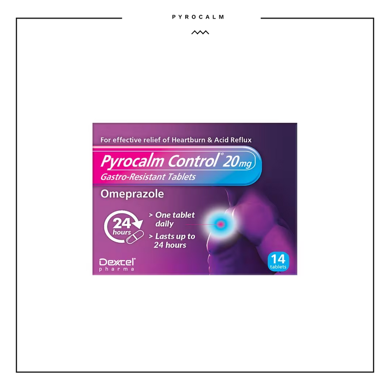 Pyrocalm Control Gastro-Resistant Tablets 14tabs