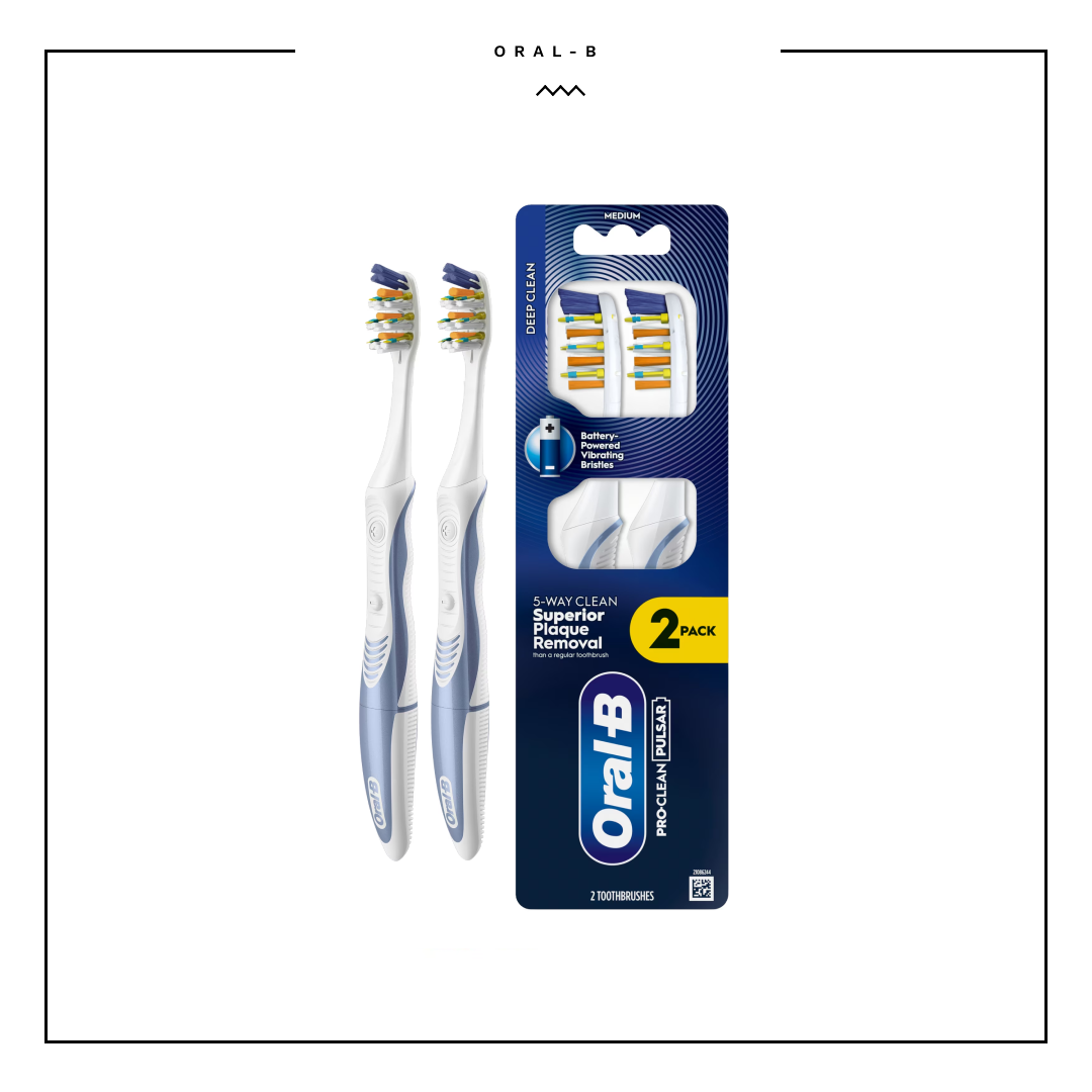 Oral-B Pro-Clean Pulsar Battery-Powered Toothbrush