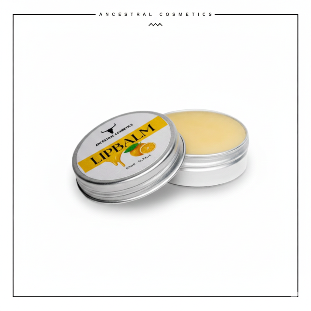Ancestral Cosmetics Tallow & Honey Lipbalm (Orange)
