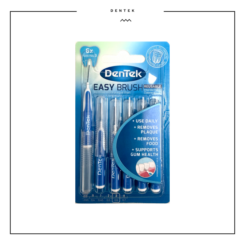 Dentek Interdental Brushes 0.6mm ISO 3