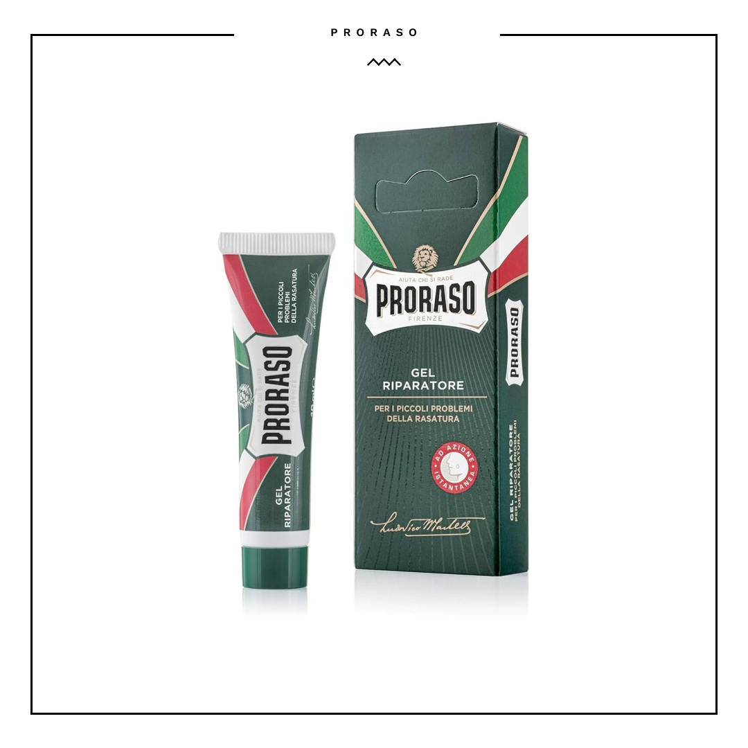 Proraso Green Repair Gel 10ml Healing Gel For Irritation During Shaving With Eucalyptus