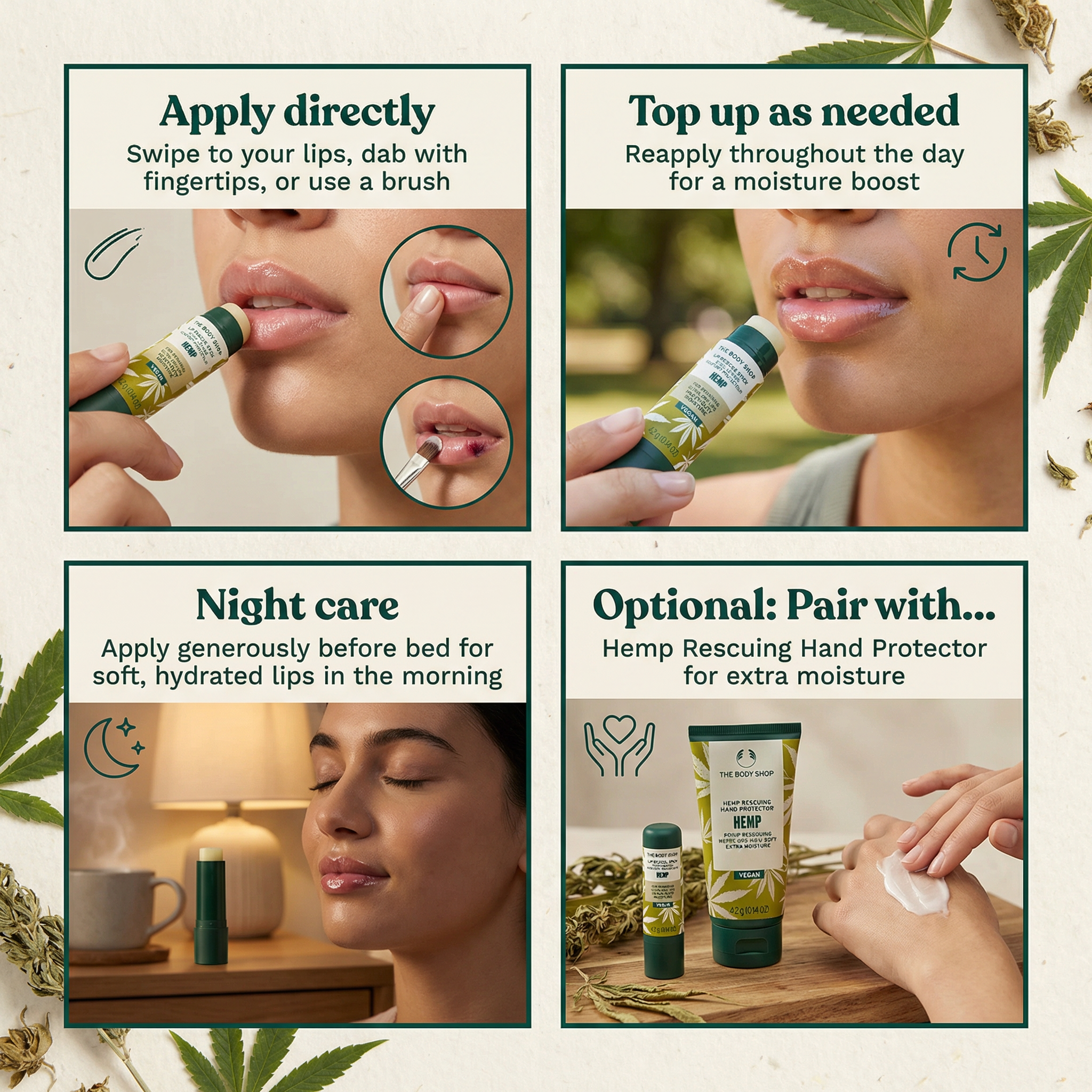 Body shop Hemp vegan Lip balm