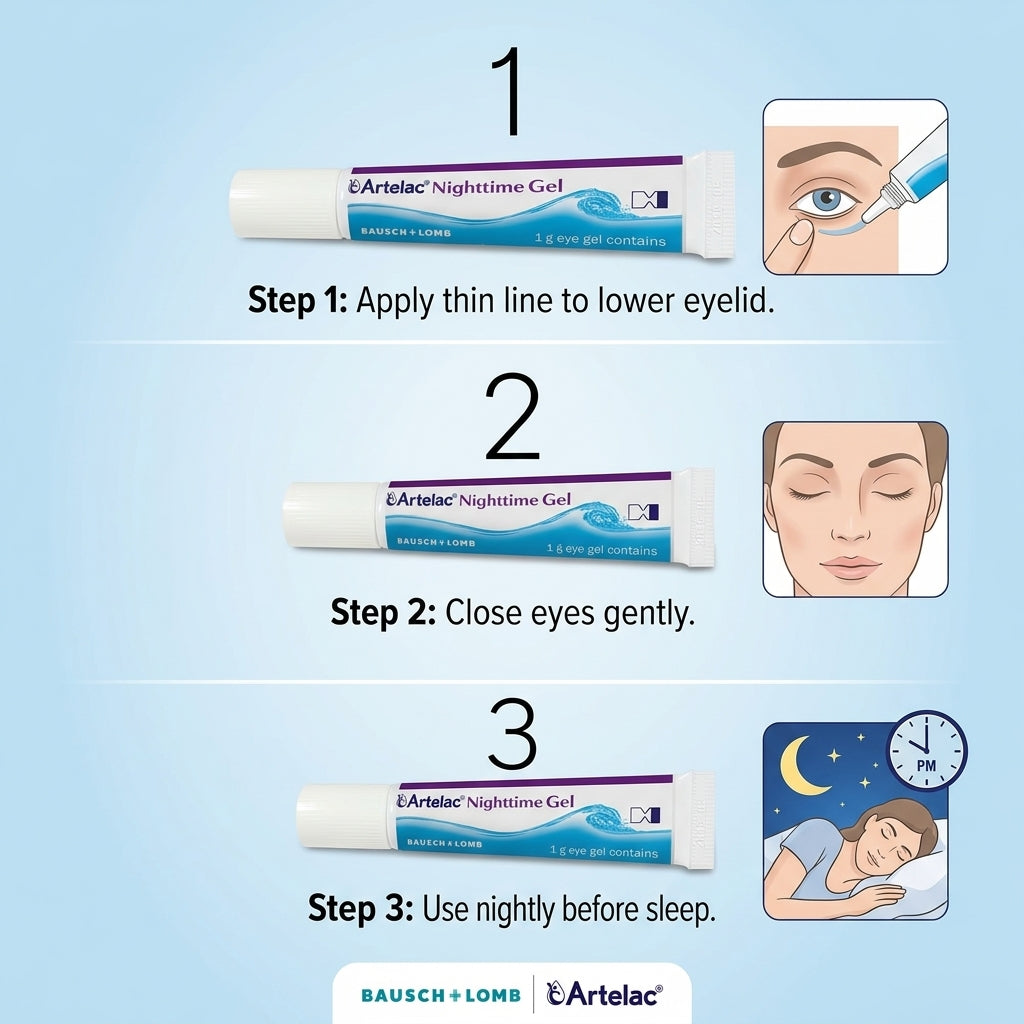 Bausch & Lomb Artelac Nighttime eye gel 10 gram
