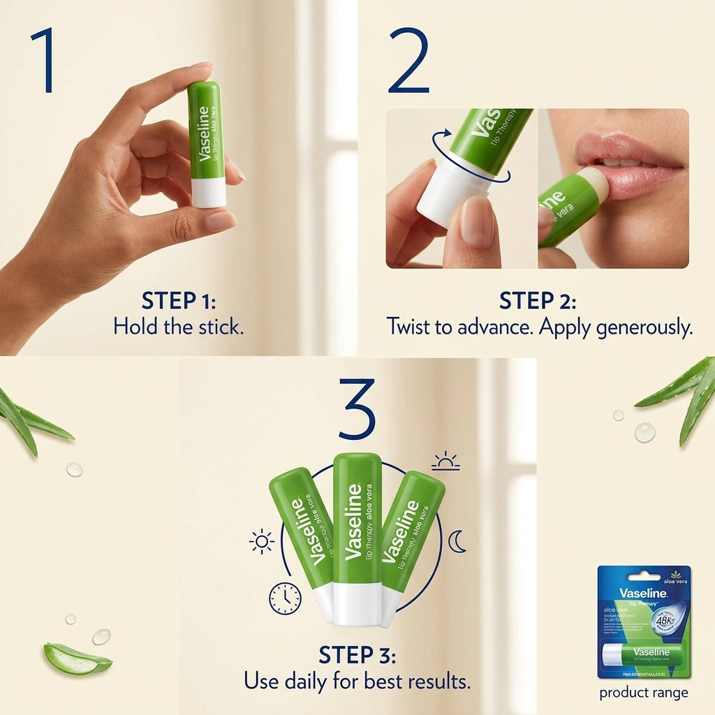 Vaseline Aloe lip care 4.8g
