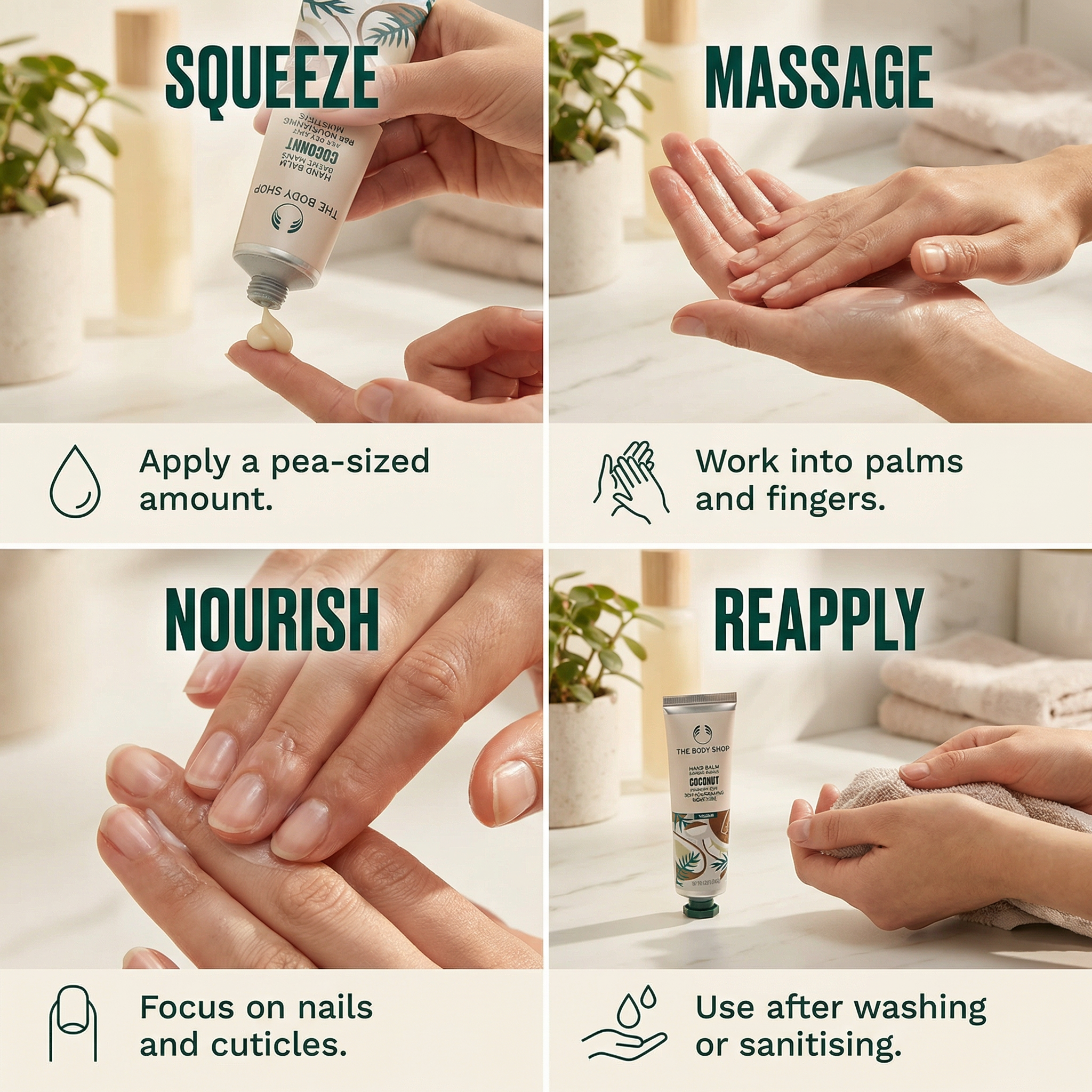 The Body Shop Coconut Hand Balm (1x 30ml)