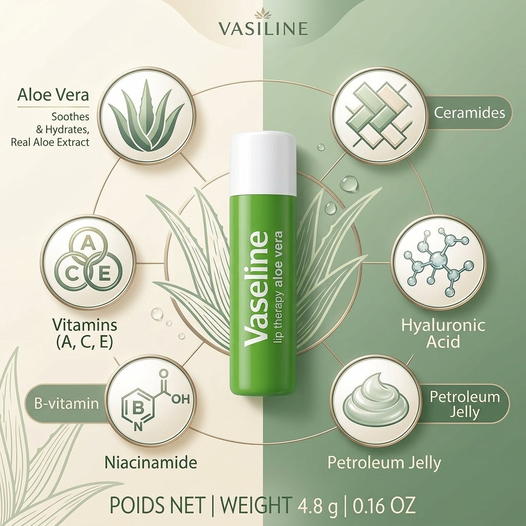 Vaseline Aloe lip care 4.8g