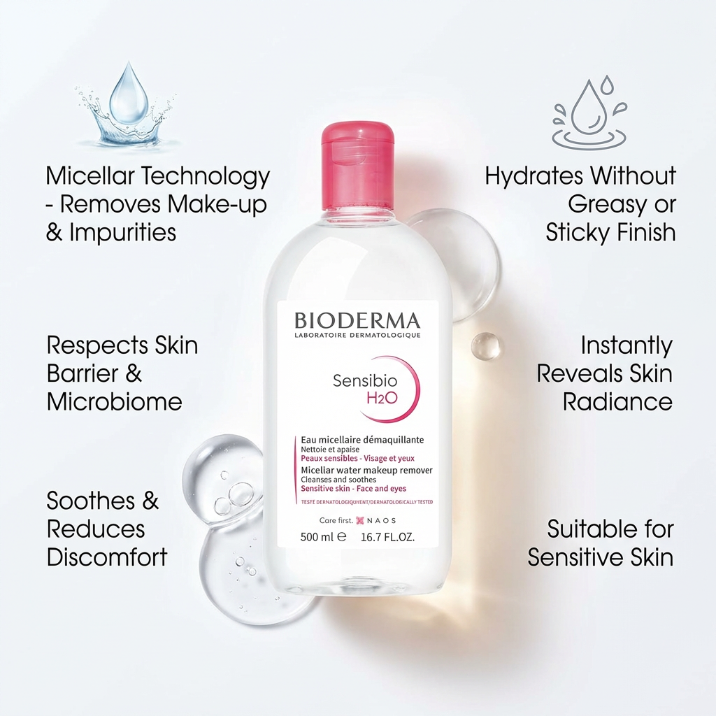 BIODERMA SENSIBIO H2O FCE 500ML