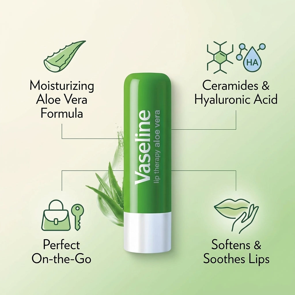 Vaseline Aloe lip care 4.8g