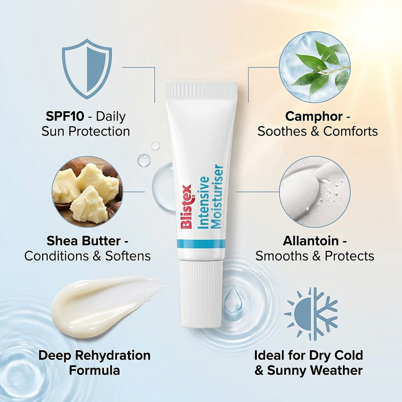 Blistex Intensive Moisturiser Lip Balm with SPF10 Hydrating and Nourishing