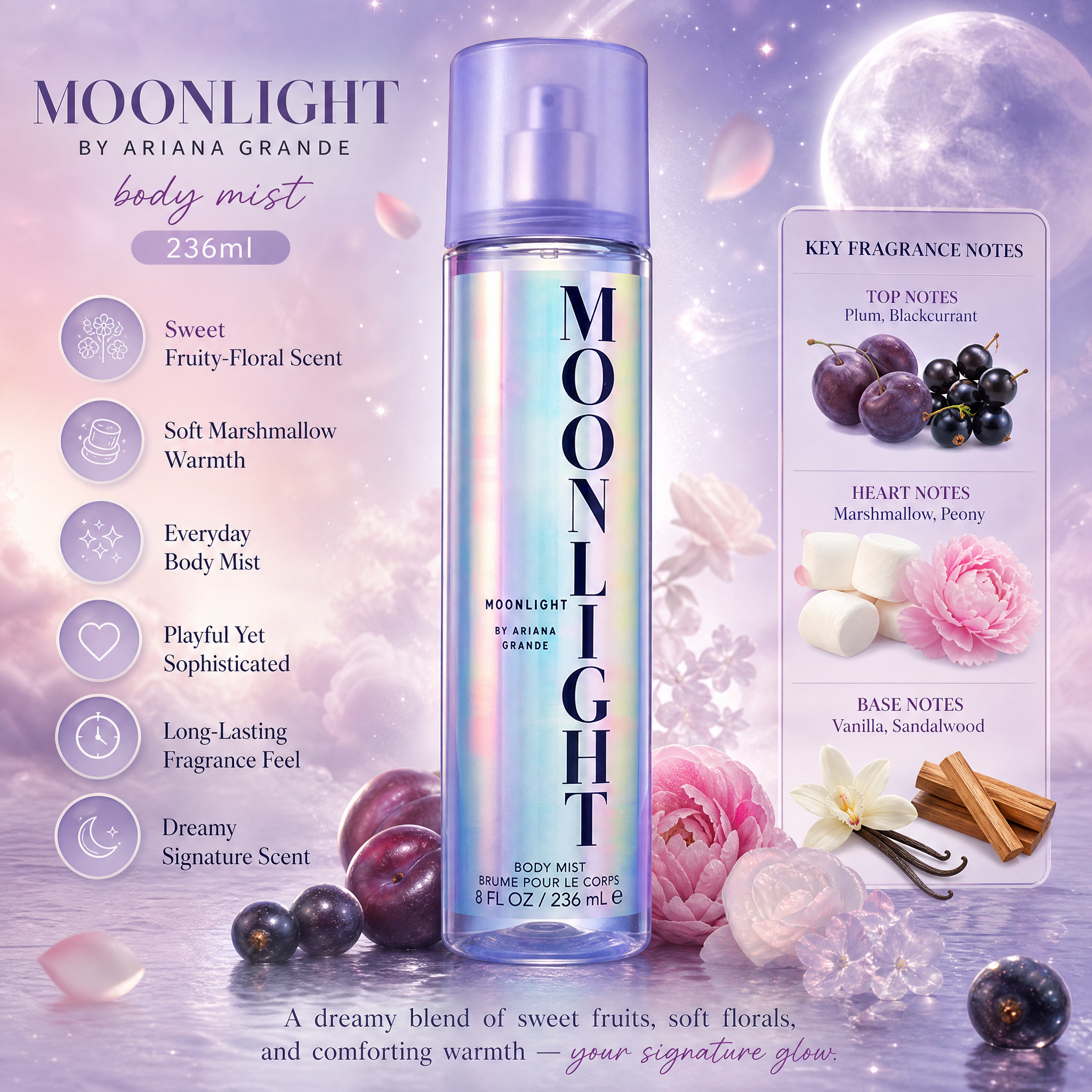 Ariana Grande Moonlight Body Mist 236ml