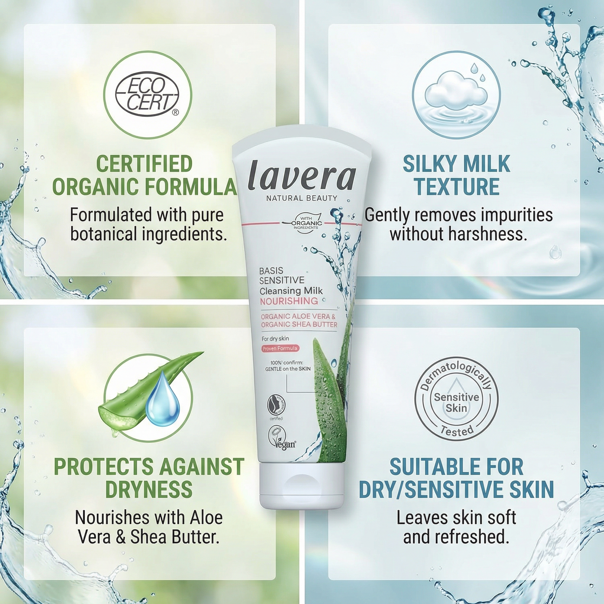 Lavera Basis - Cleansing Milk 125ml