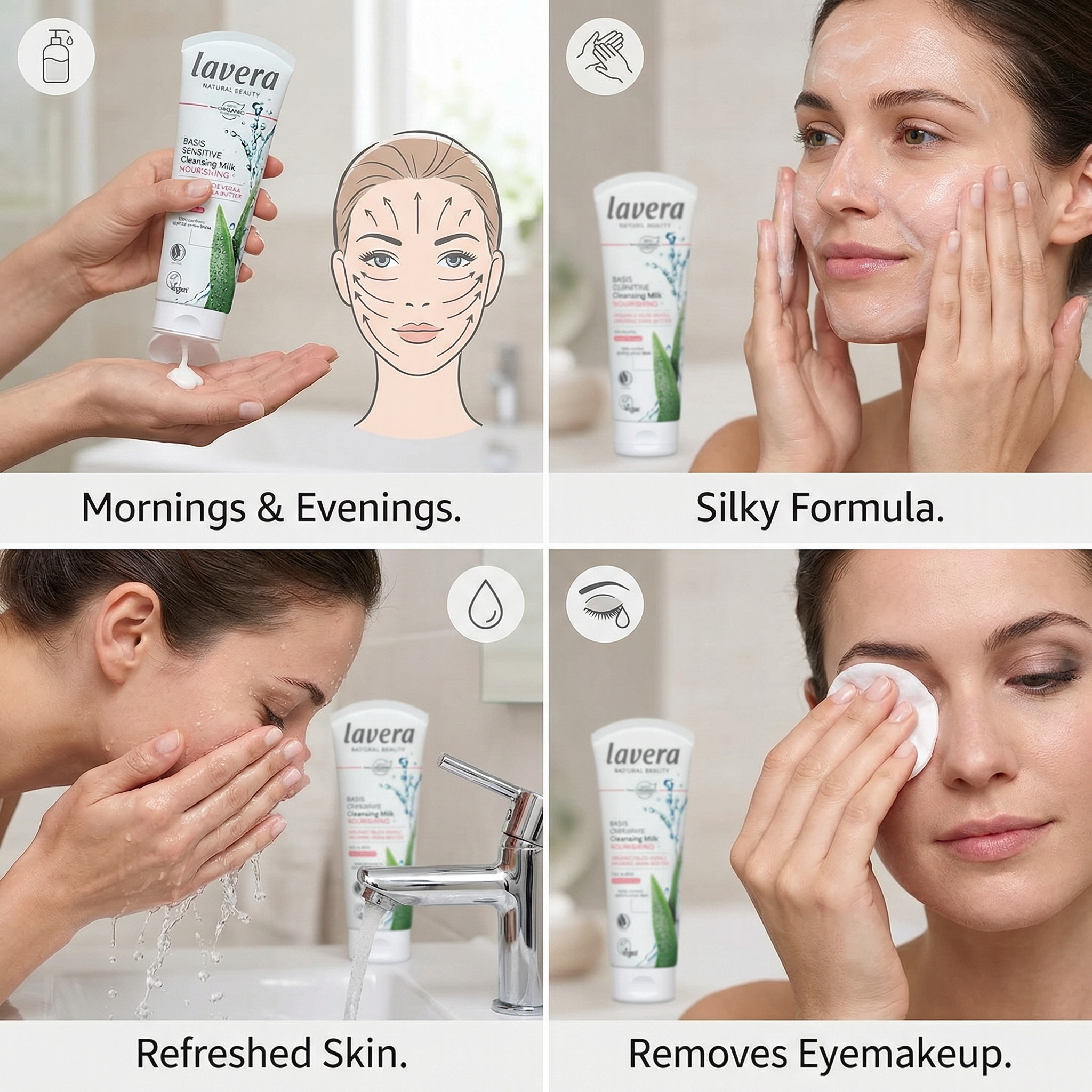 Lavera Basis - Cleansing Milk 125ml