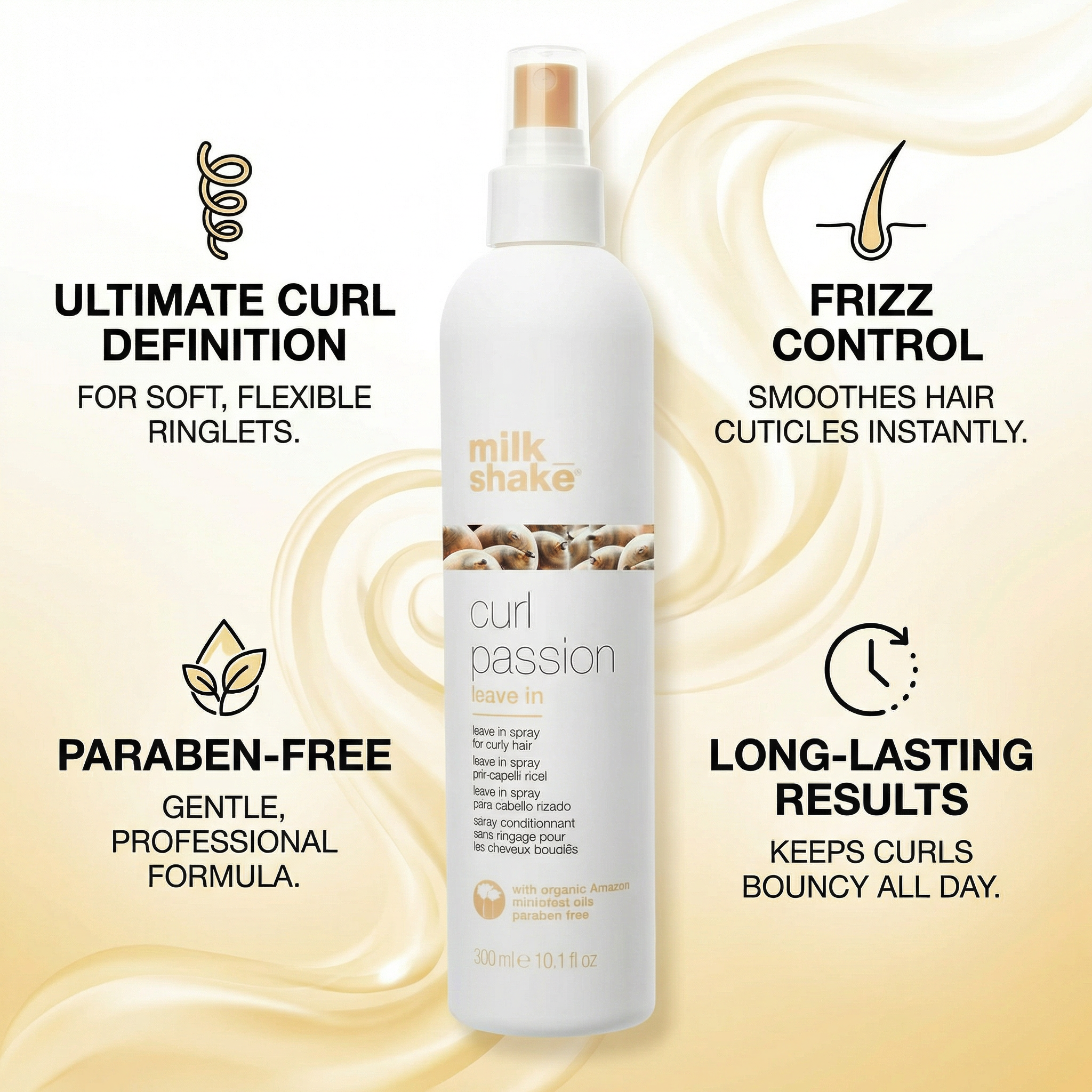 Milk Shake Curl Passion Leave In Conditioner 300ml For Curly Hair