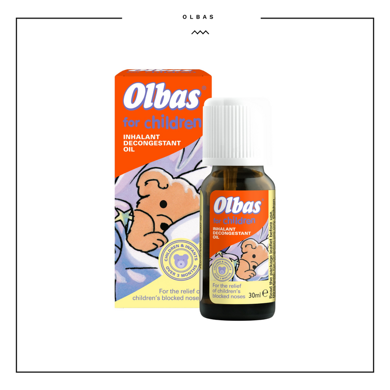 Olbas for Children Inhalant Decongestant Oil For The Relief Of Blocked Nose 30ml