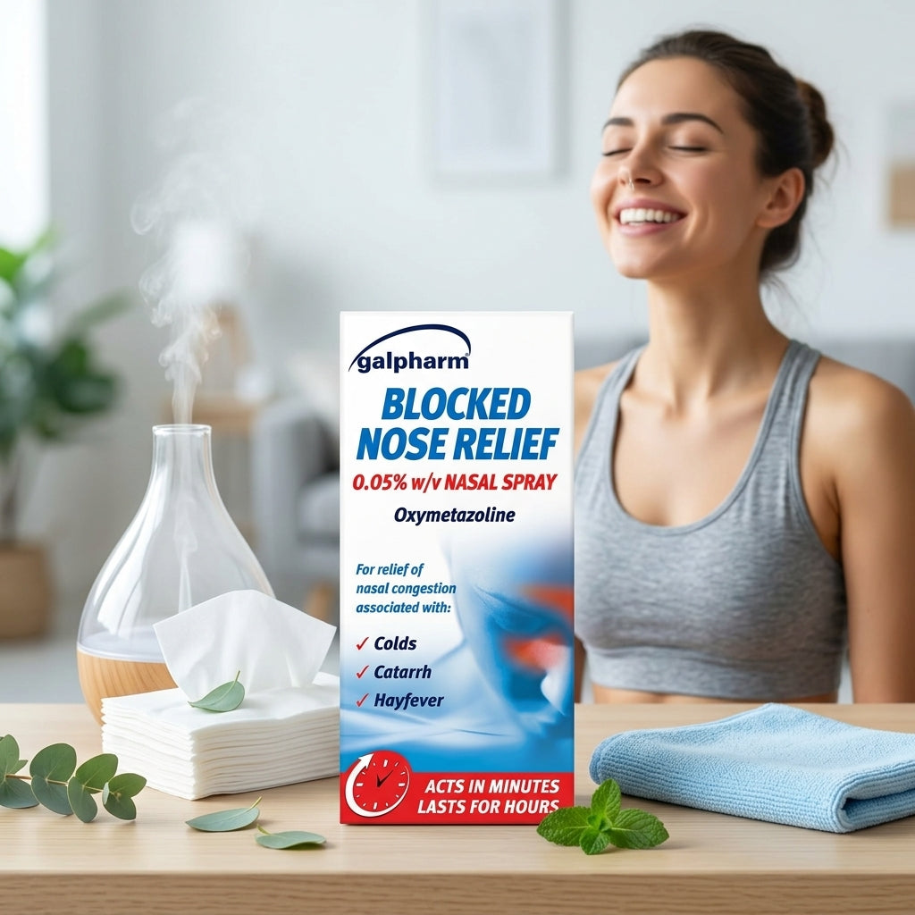 Galpharm Blocked Nose Relief Nasal Spray 15ml