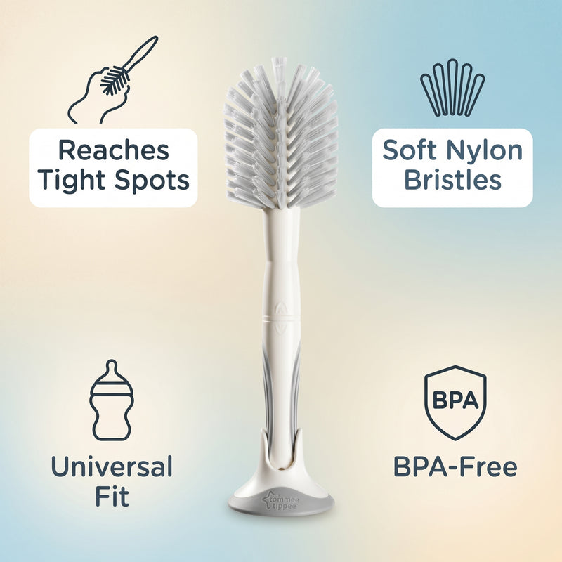 Tommee Tippee 2in1 Clean Bottle & Teat Brush
