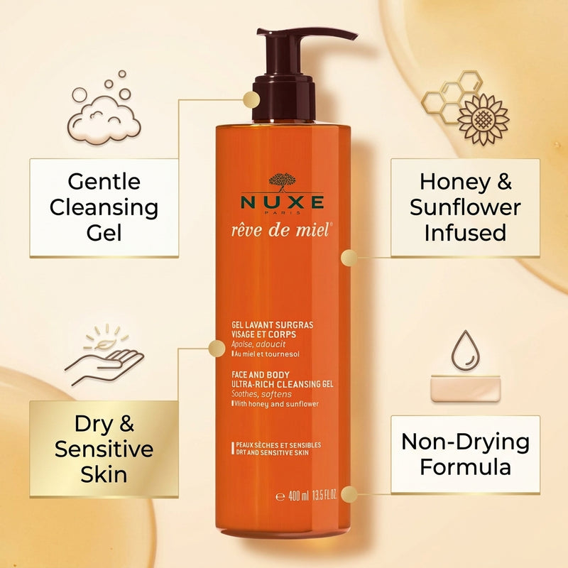 Nuxe reve de miel 400ml