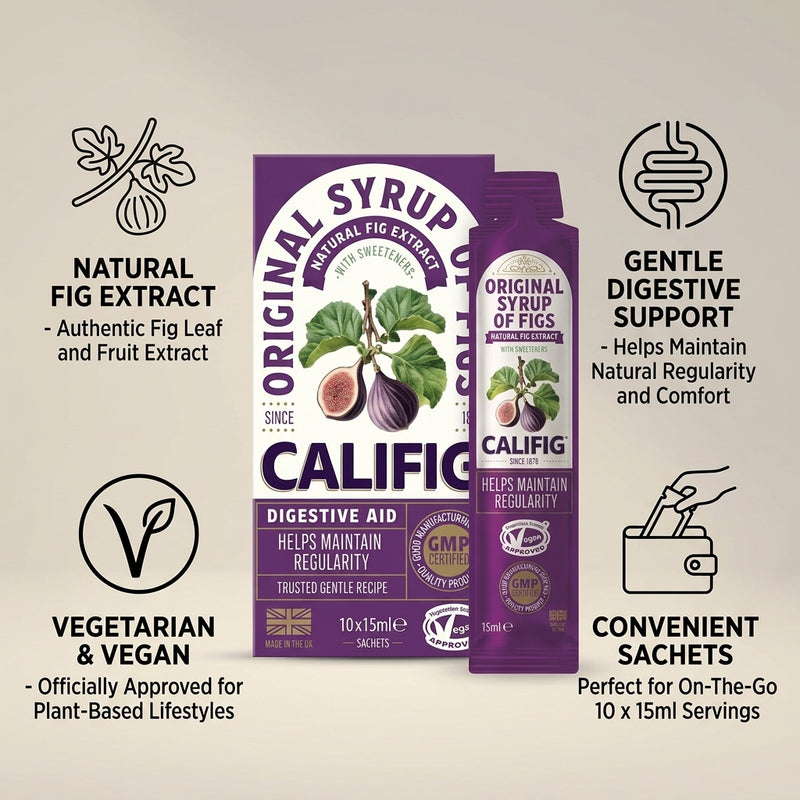 Califig Original Syrup Of Figs Digestive Aid 10x15ml Sachets