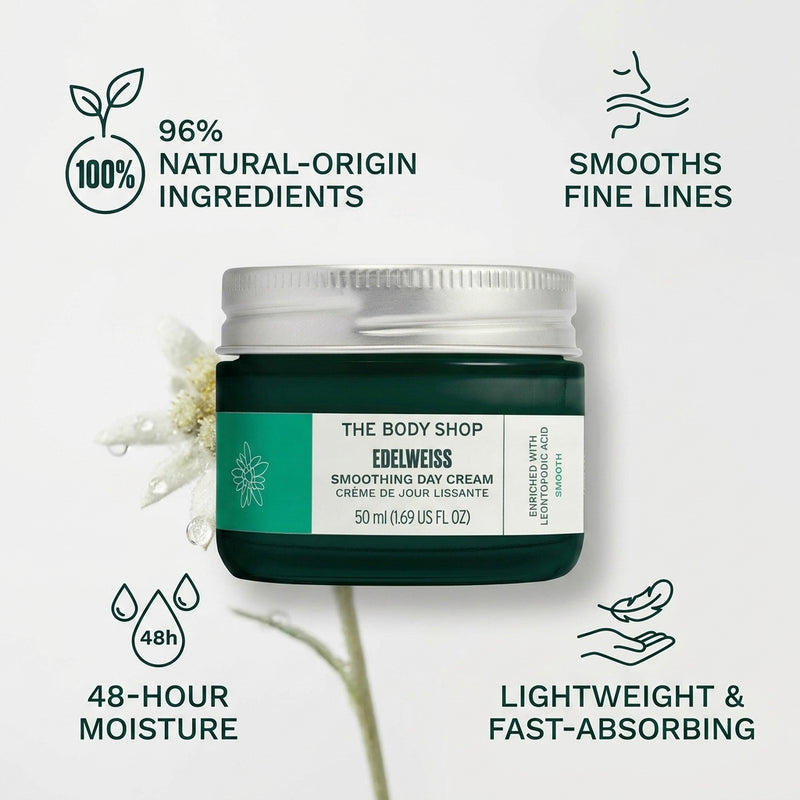 The Body Shop EdelWeiss Smoothing Day Cream 50ml