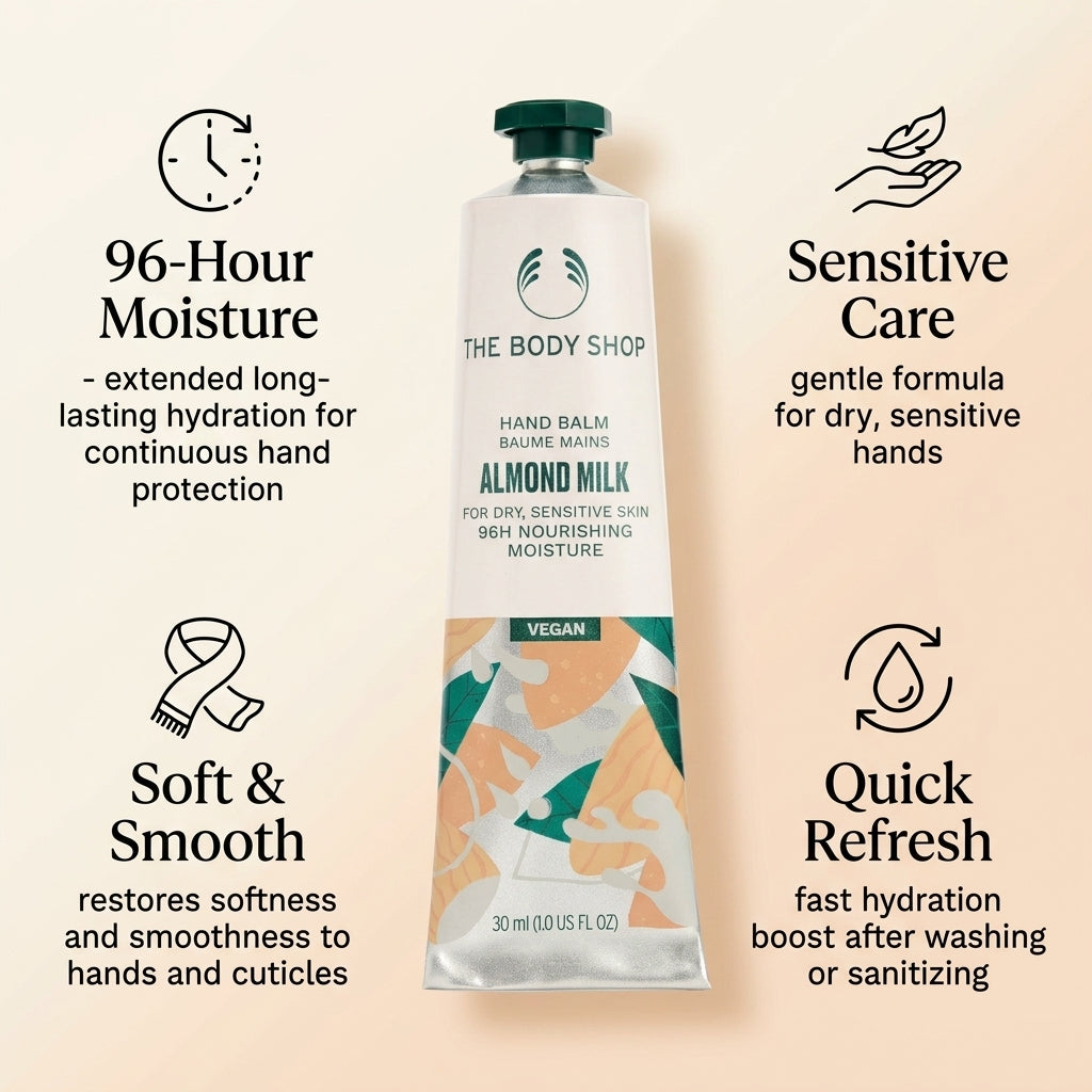 The Body Shop Hand Cream Almond Milk 30ml
