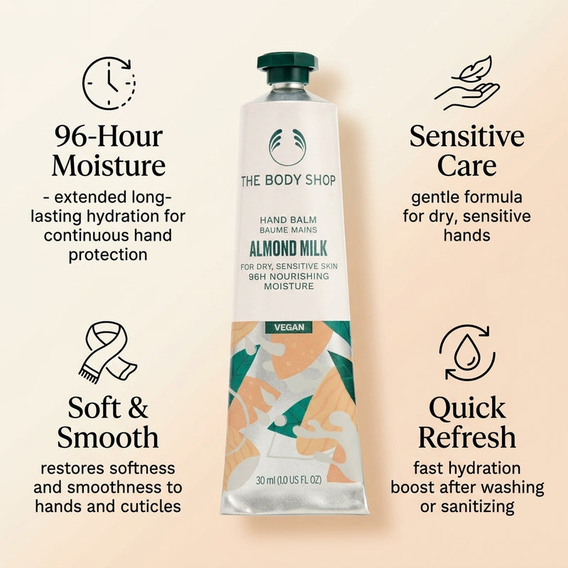 The Body Shop Hand Cream Almond Milk 30ml