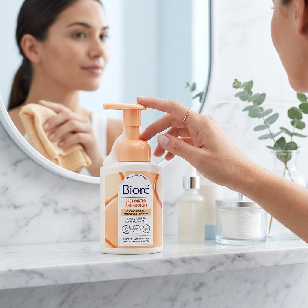 Bioré Spot Control Anti-Boutons Cleansing Foam 200ml
