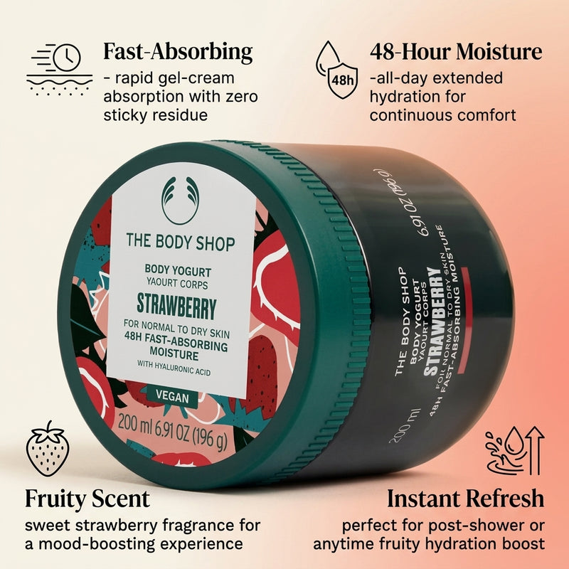 The Body Shop Body Yogurt Strawberry 200ml