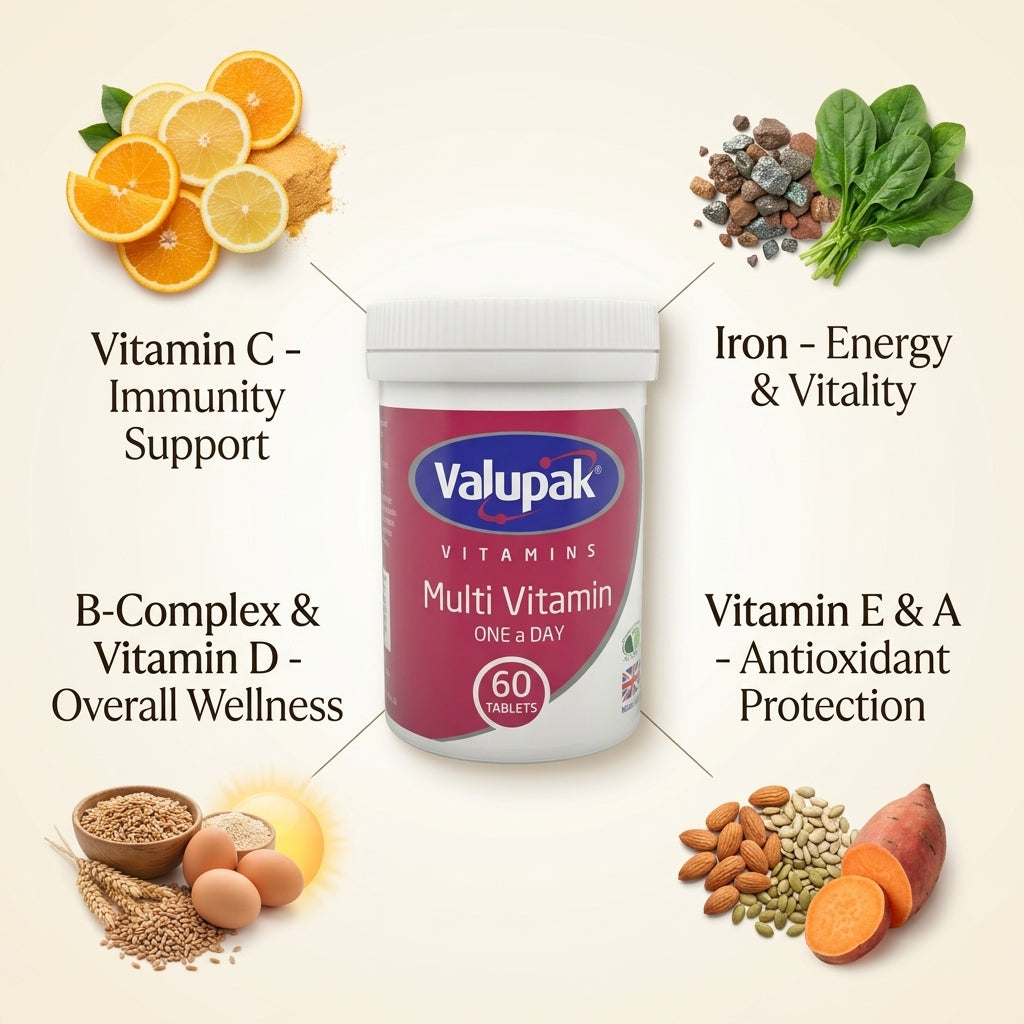 Valupak Multi Vitamins one a day 60tabs