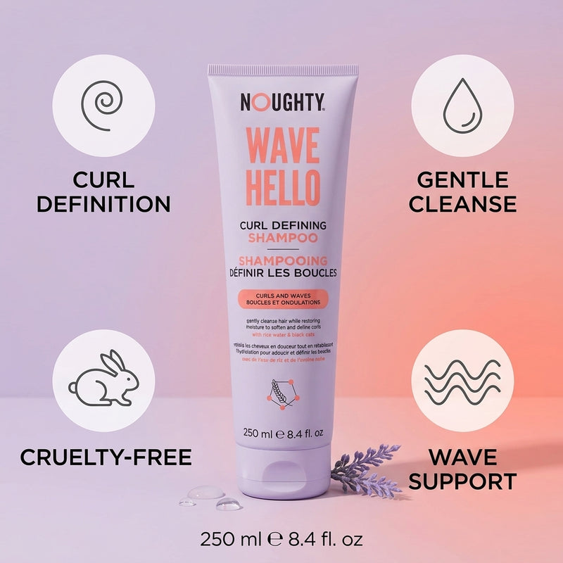 Noughty Wave Hello Curl Defining Shampoo 250ml