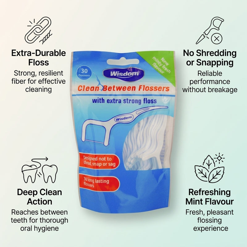 Clean Between Flosser 30's - NEW MINT FLAVOUR
