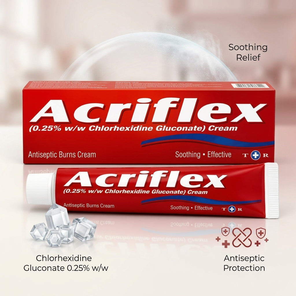 Acriflex Antiseptic Burns Cream 30g