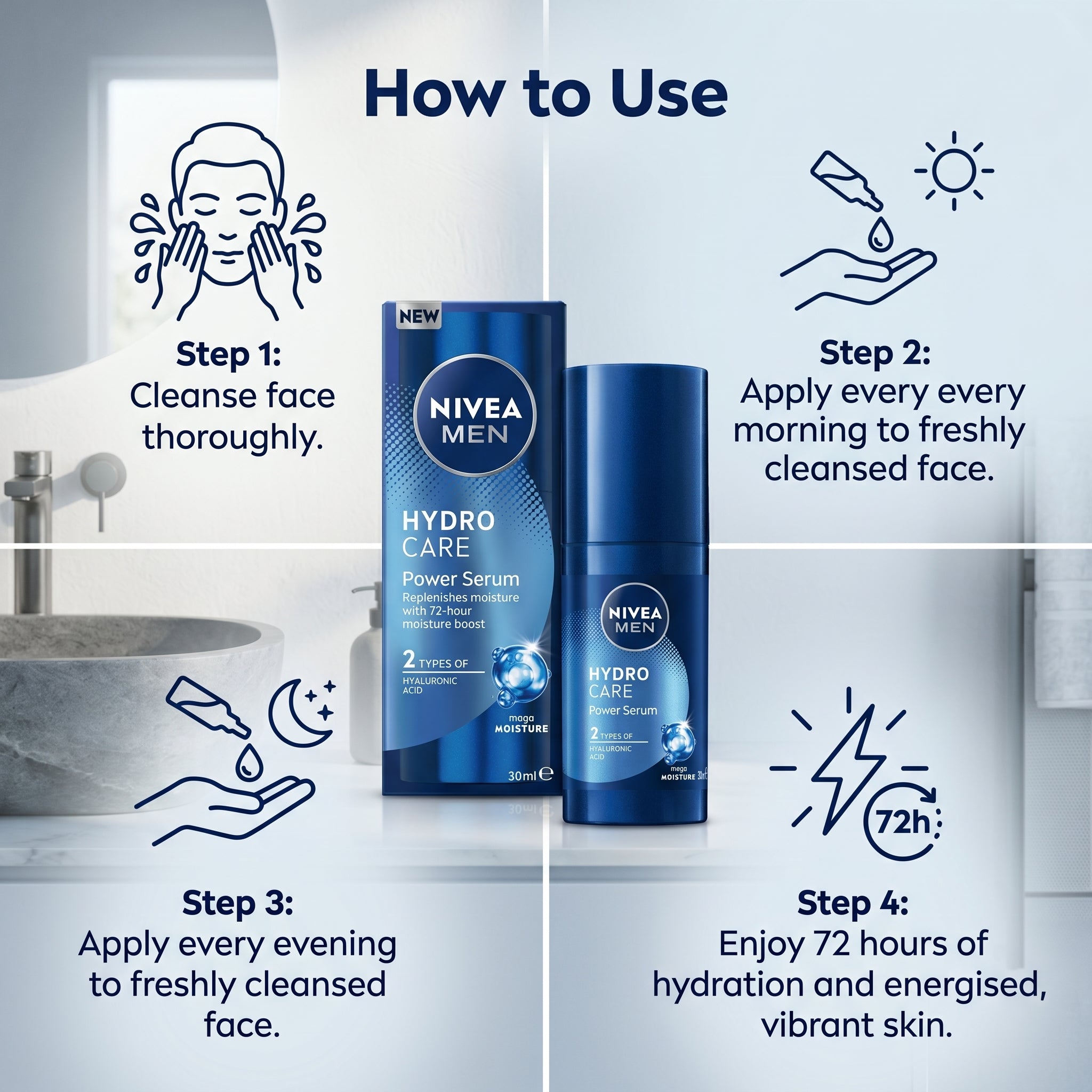 Nivea Men Hydro Care Power Serum 30ml