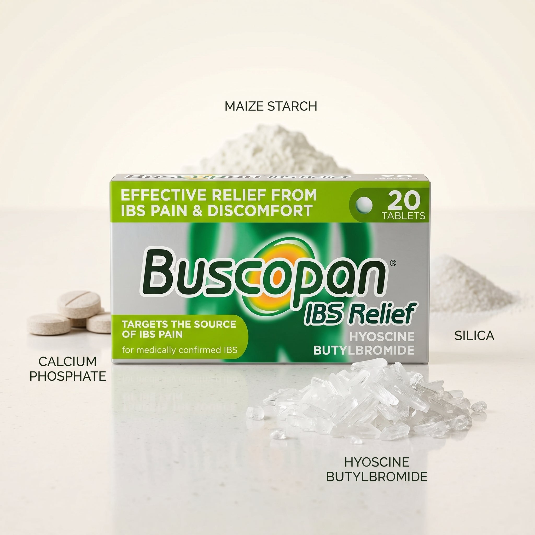 Buscopan IBS Relief Hyoscine Butylbromide 20Tabs