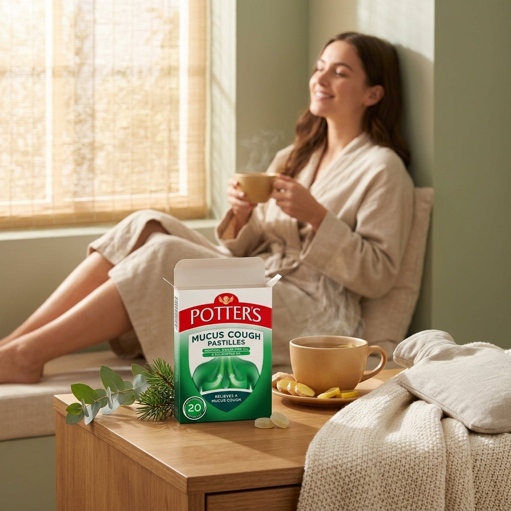 Potter's Mucus Cough Non-Drowsy 20 Pastilles