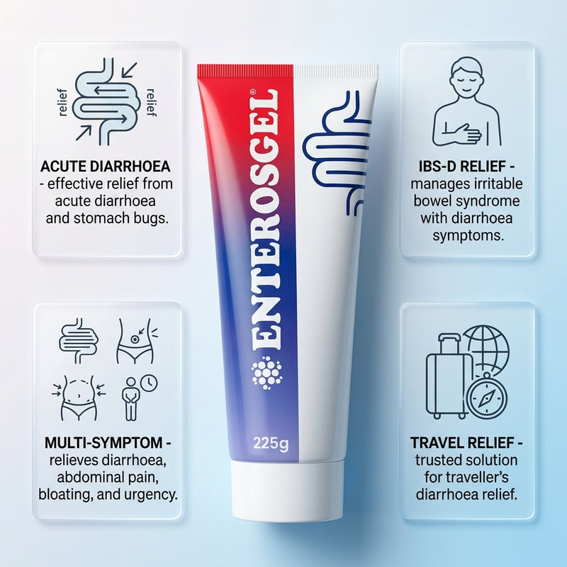 ENTEROSGEL IBS and Diarrhoea Relief 225g